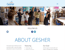 Tablet Screenshot of gesher-ecc.com